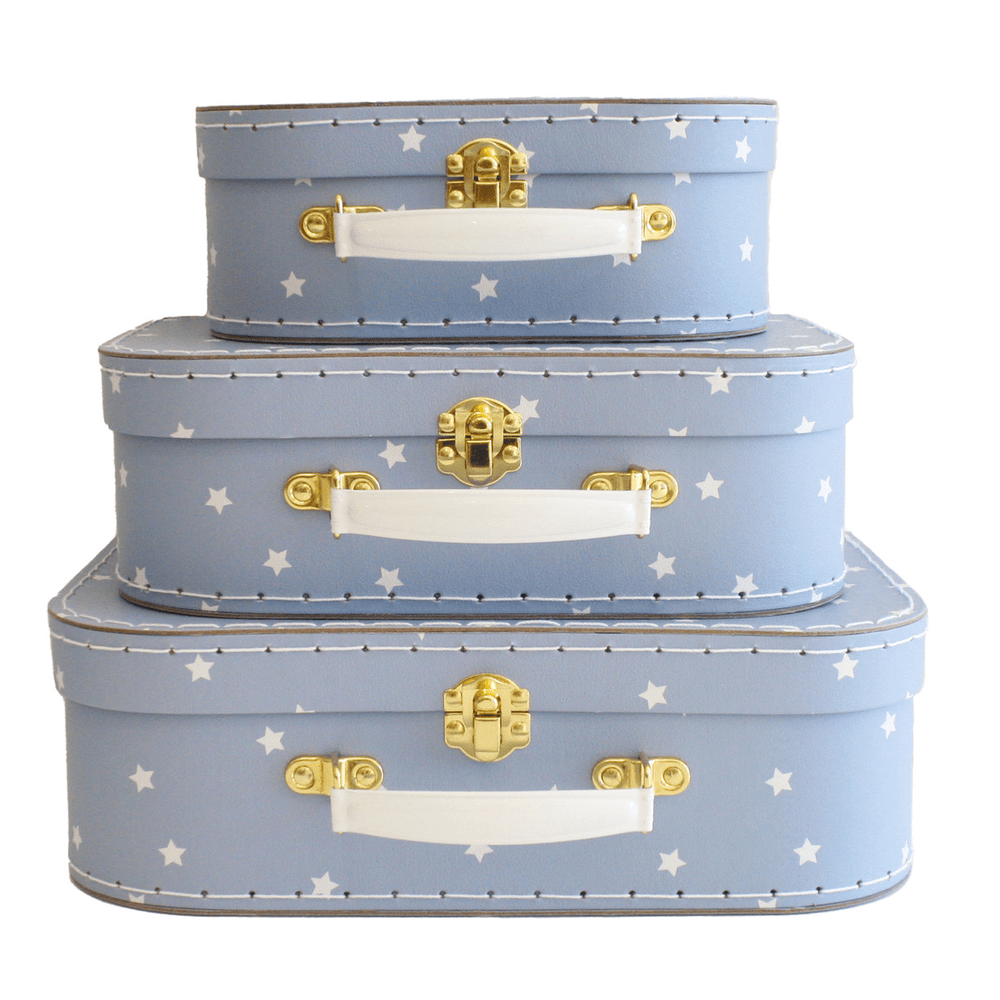 Alimrose Carry Case Set 3pcs Blue Stars