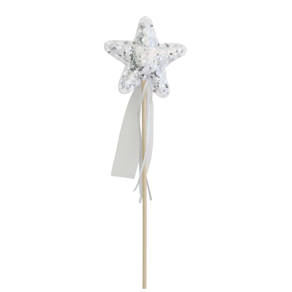 Alimrose Star Wand Sequin Silver