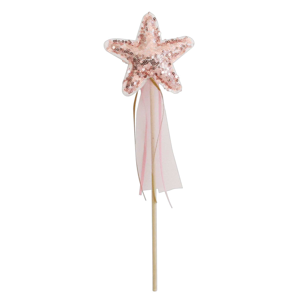 Alimrose Star Wand Sequin Rose Gold