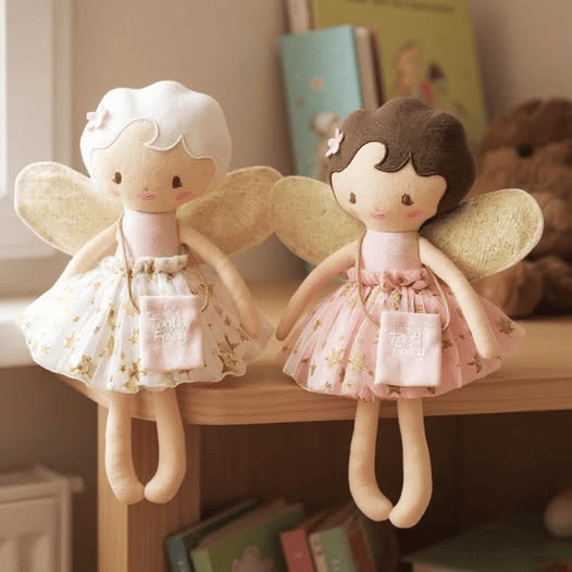 Alimrose Tilly the Tooth Fairy 40cm Blush Gold