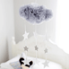 Alimrose Tulle Cloud Mobile -  Mist & Silver