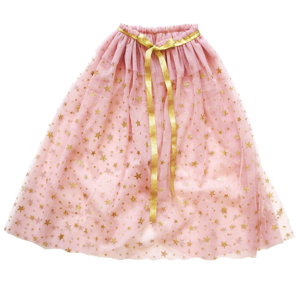 Alimrose Tulle Star Cape Blush Pink
