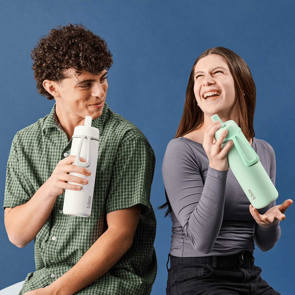 b.box 690mL Insulated Flip Top Bottle Spearmint