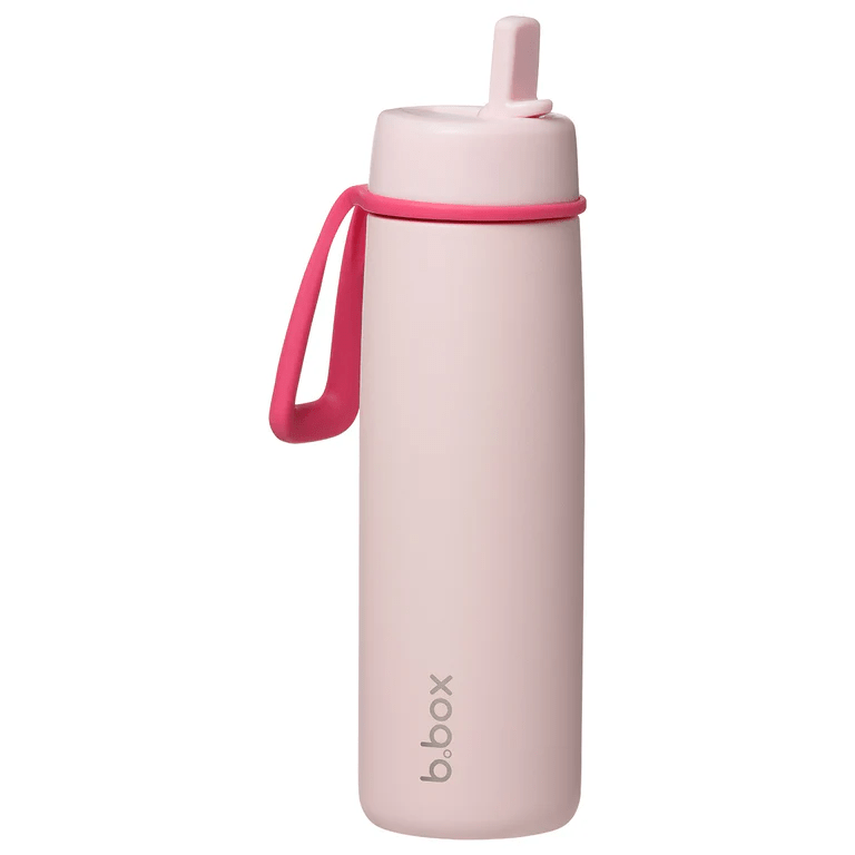 b.box 690mL Insulated Flip Top Bottle Pink Paradise