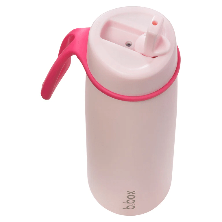 b.box 690mL Insulated Flip Top Bottle Pink Paradise