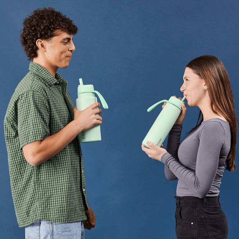 b.box 690mL Insulated Flip Top Bottle Spearmint