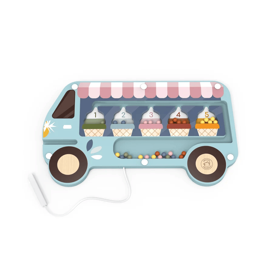 Speedy Monkey Ice Cream Magnetic Maze