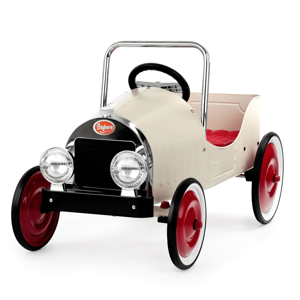 Baghera Classic Pedal Car White