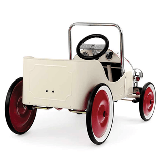 Baghera Classic Pedal Car White