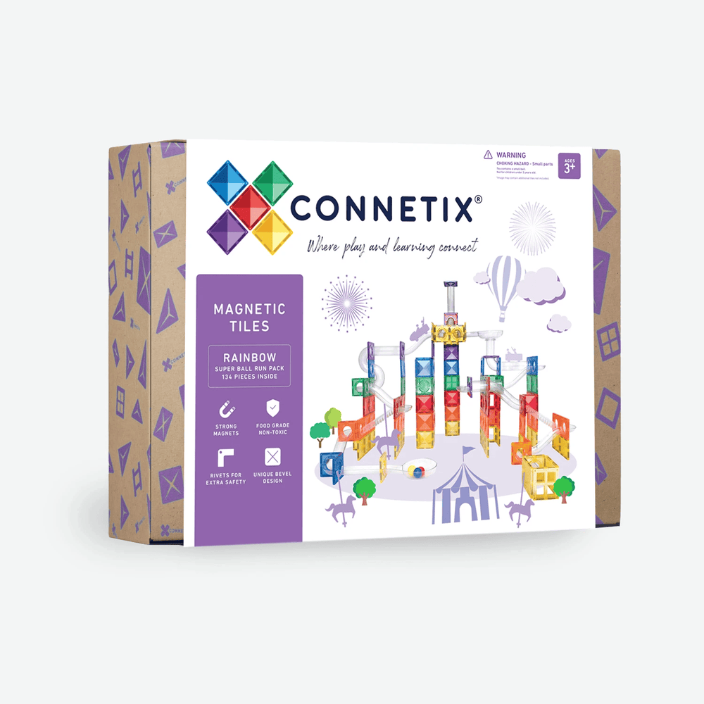 Connetix Super Ball Run Pack 134pcs