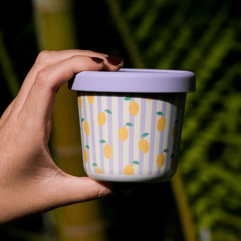 BBCINO Bamboo Snack Pot - 220ml Zestie Bestie