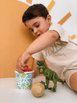 BBCINO Bamboo Snack Pot - 220ml Snack-a-Saurus