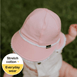 Bedhead Legionnaire Hat Ruffle Trim Blush
