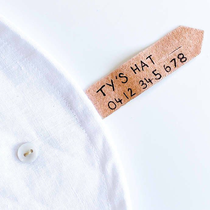 Bedhead 'Roamer' Baby Reversible Teddy Flap Sun Hat - Maize / Flax