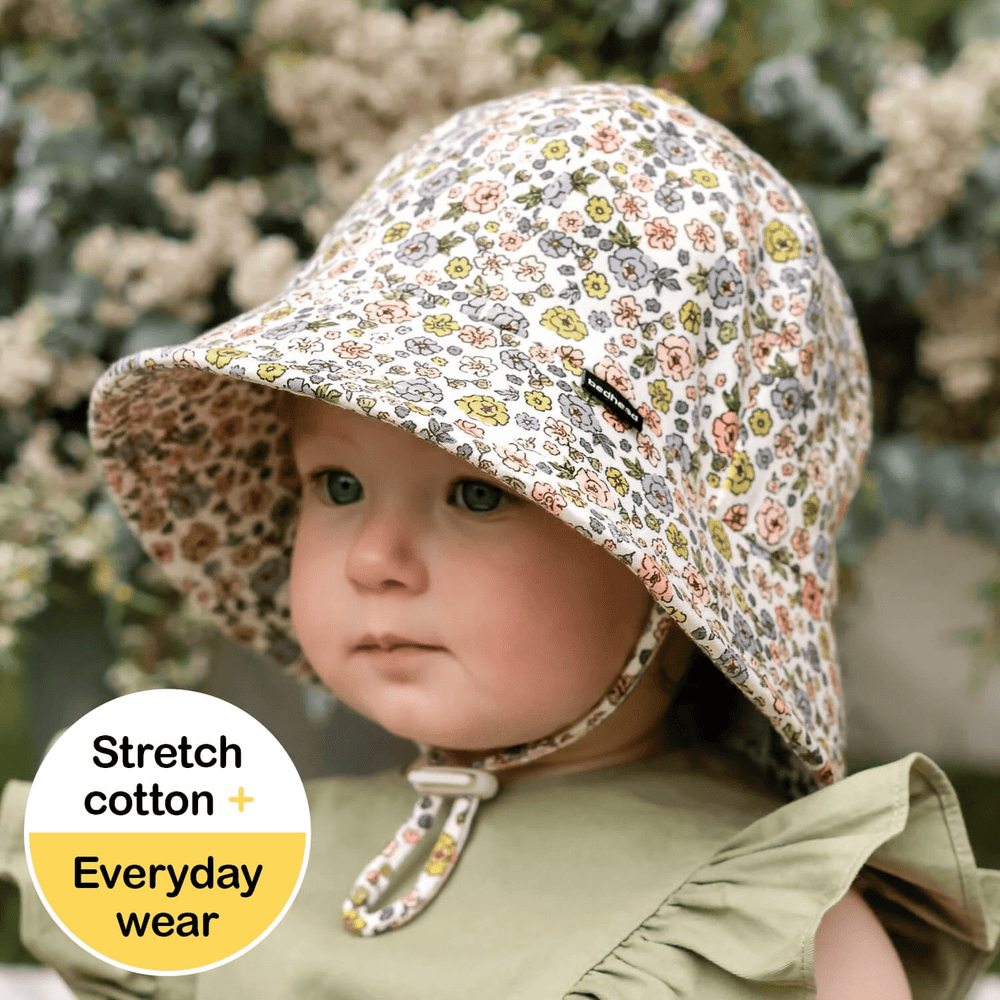 Bedhead Toddler Bucket Sun Hat Floret
