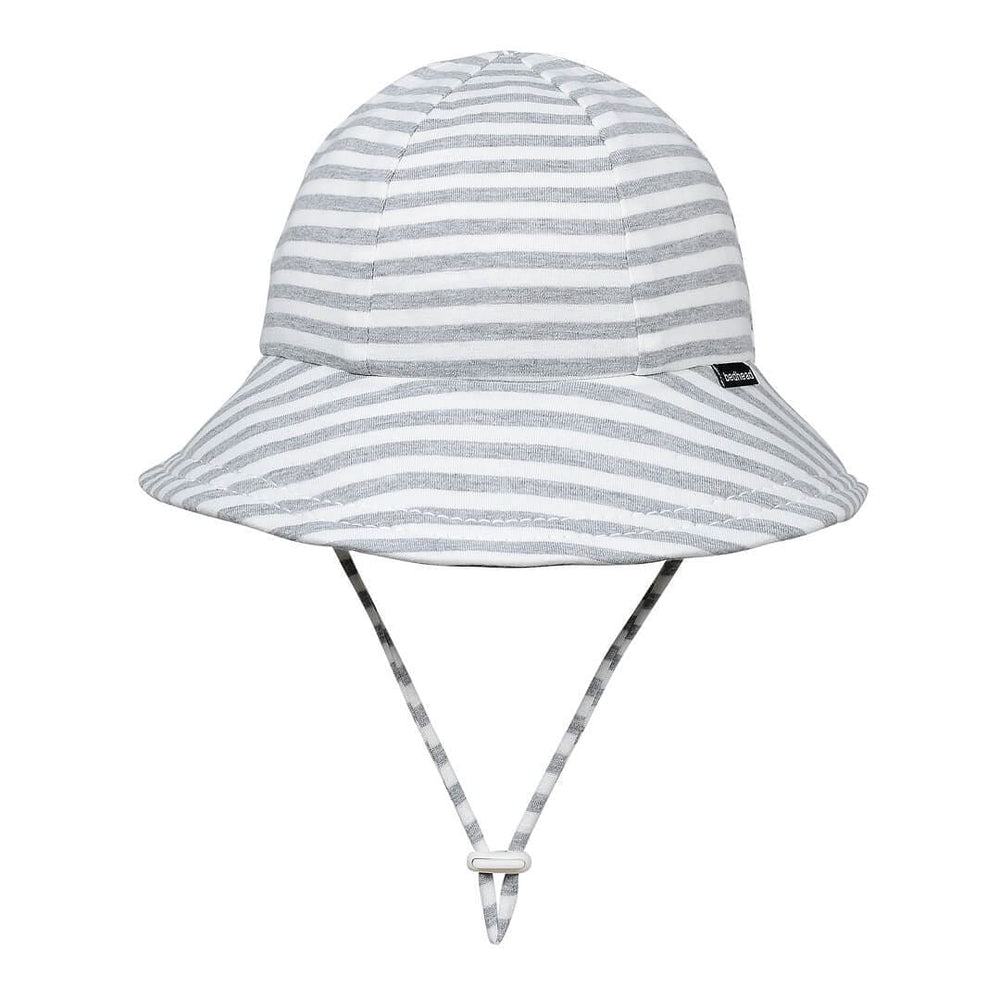 Bedhead Toddler Bucket Sun Hat Grey Stripe