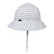 Bedhead Toddler Bucket Sun Hat Grey Stripe