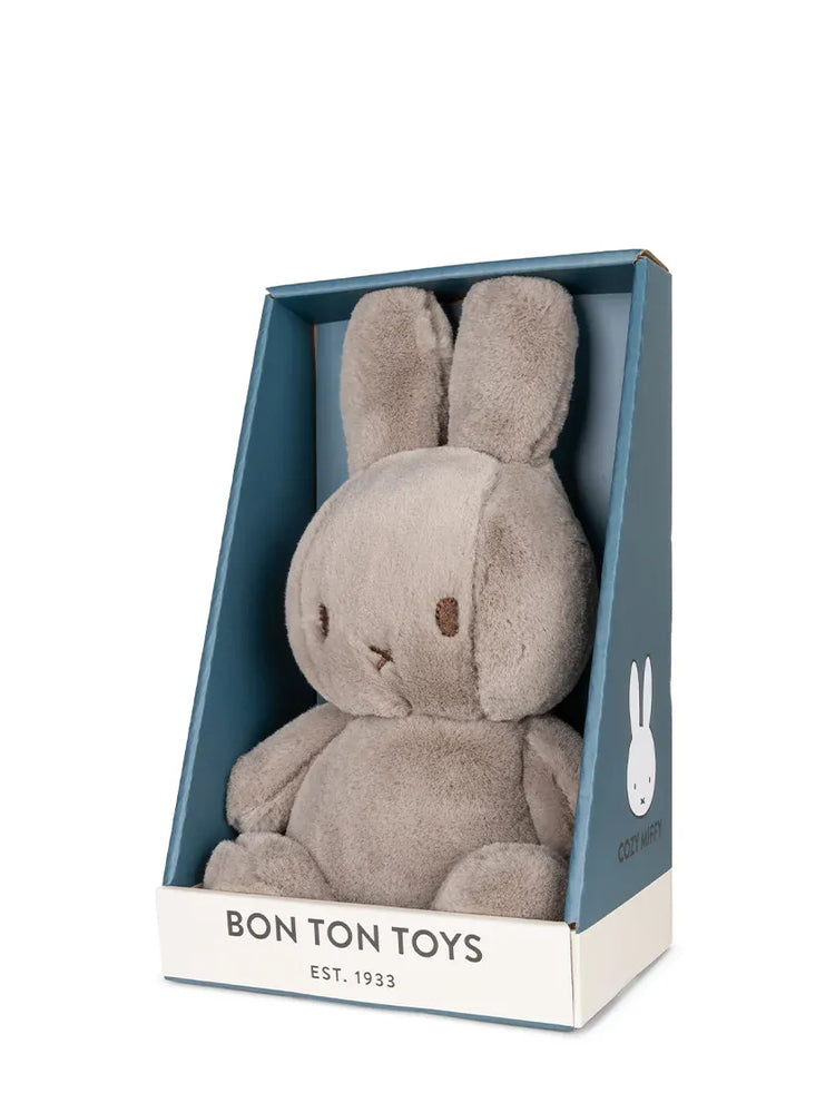 Cozy Miffy Sitting Taupe in gift box - 23 cm