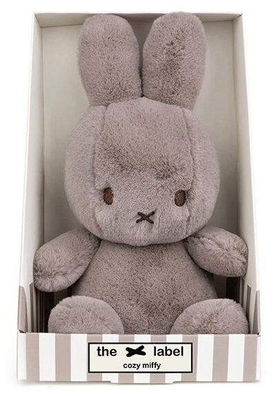 Cozy Miffy Sitting Taupe in giftbox - 23 cm