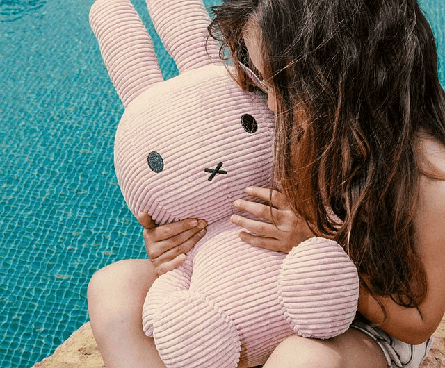 Miffy ECO Corduroy 50cm Pink