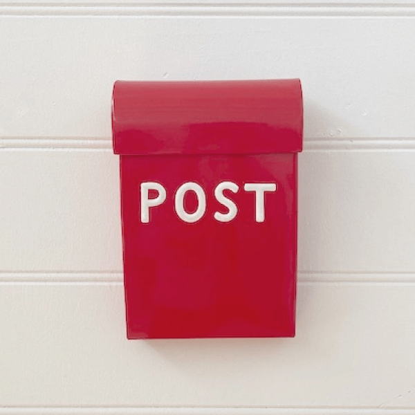 Toy Post Box Red