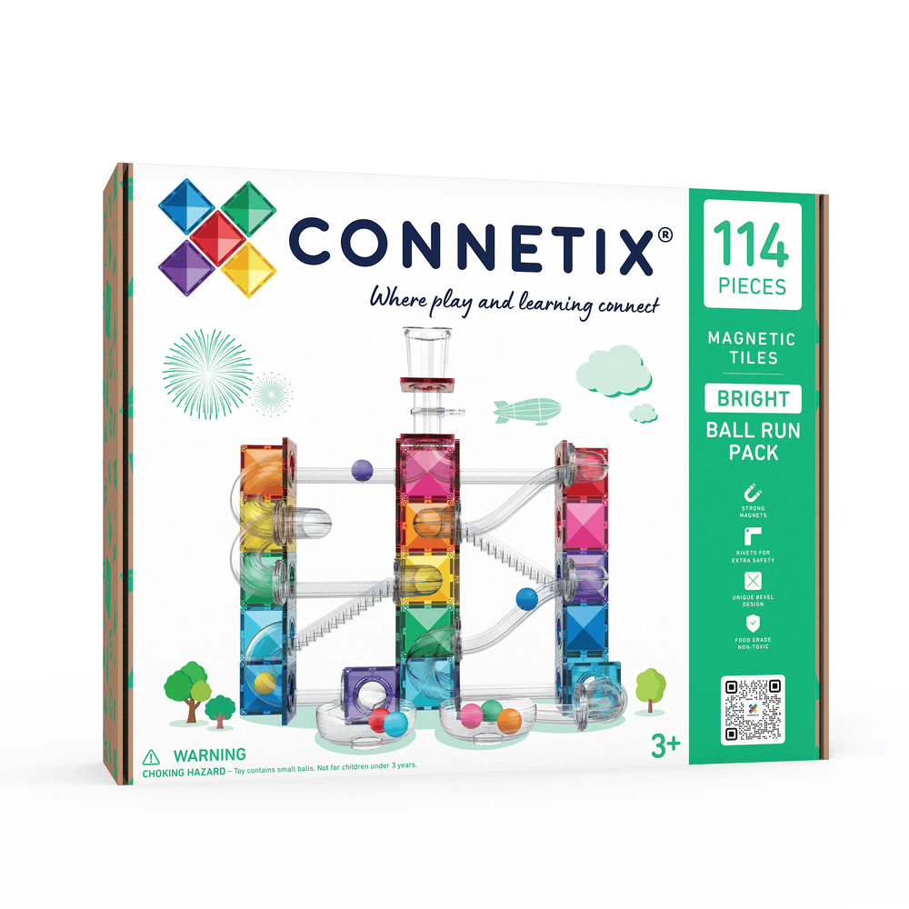 Connetix Ball Run Bright Pack 114pcs