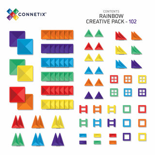 Connetix Rainbow Creative Pack 102 Piece