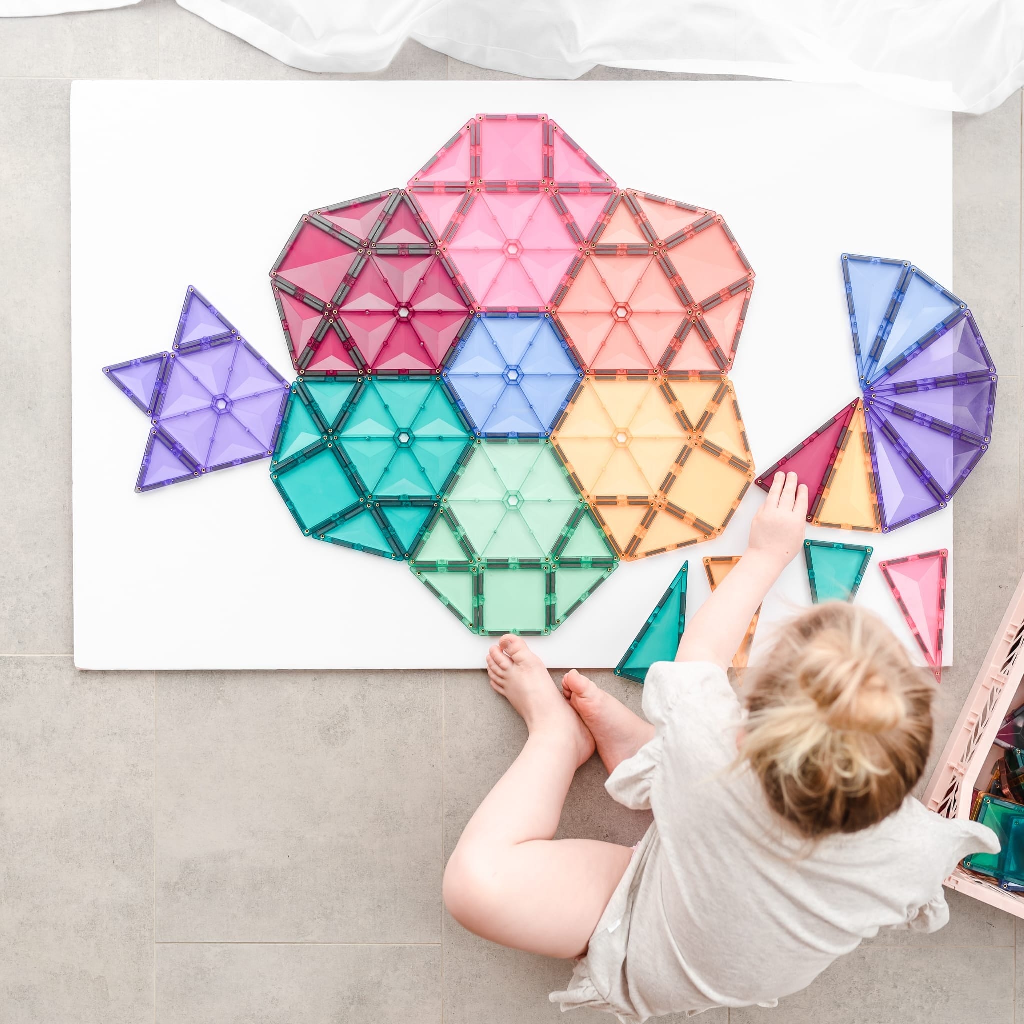 Buy Connetix Tiles 202 Piece Pastel Mega Pack | HipKids Online