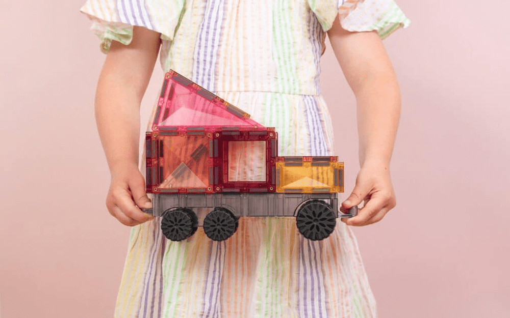 Connetix Tiles 50 Piece Pastel Transport Pack