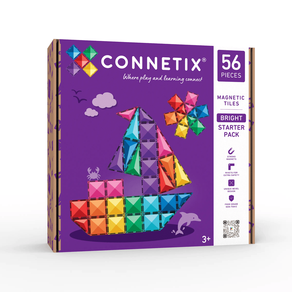Connetix Tiles Bright Starter Pack 56 pcs