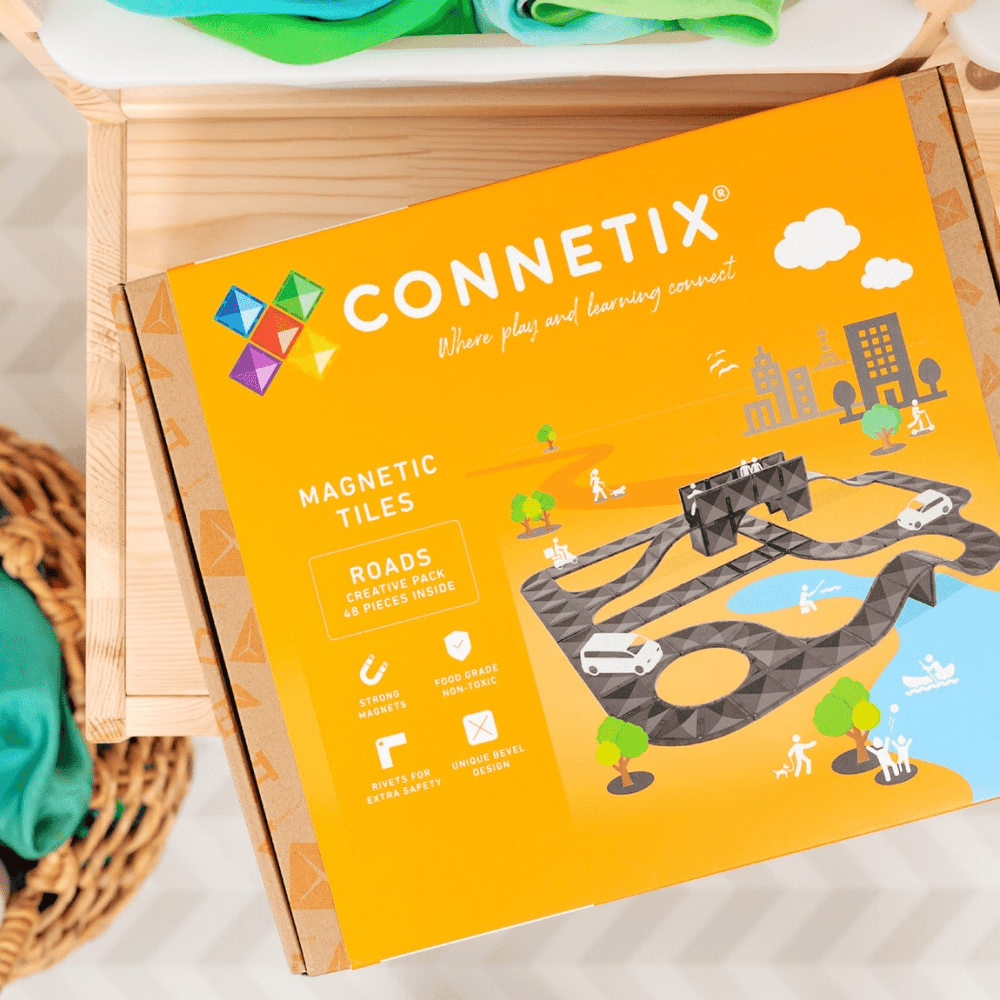 Connetix Tiles Creative Roads Pack 48 Piece