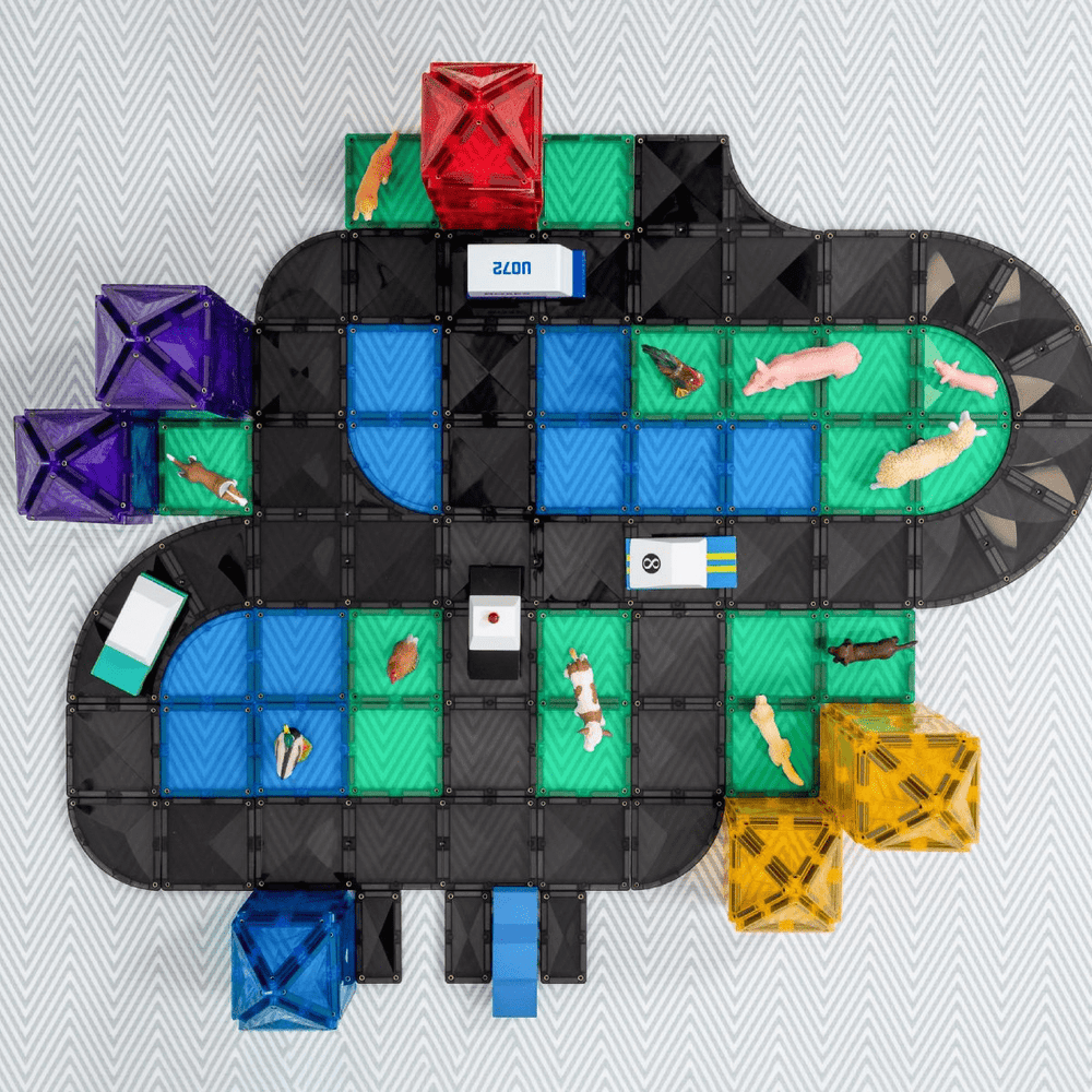 Connetix Tiles Creative Roads Pack 48 Piece