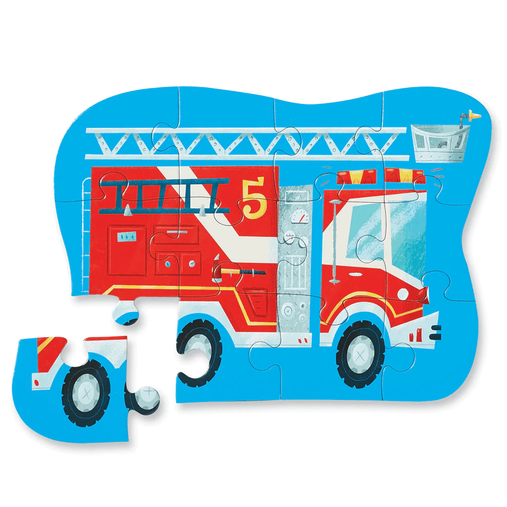 Crocodile Creek 12pc Mini Puzzle Fire Truck