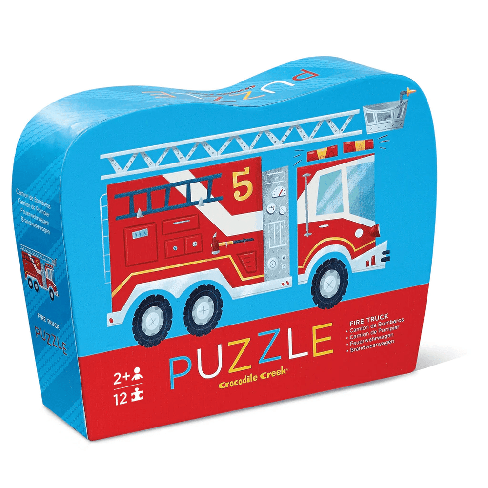 Crocodile Creek 12pc Mini Puzzle Fire Truck