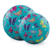 Crocodile Creek 7 Inch Playground Ball -  Butterfly Rainbow Aqua