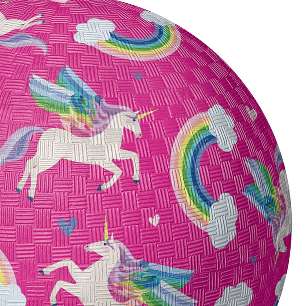Crocodile Creek 7 Inch Playground Ball - Unicorn Rainbow