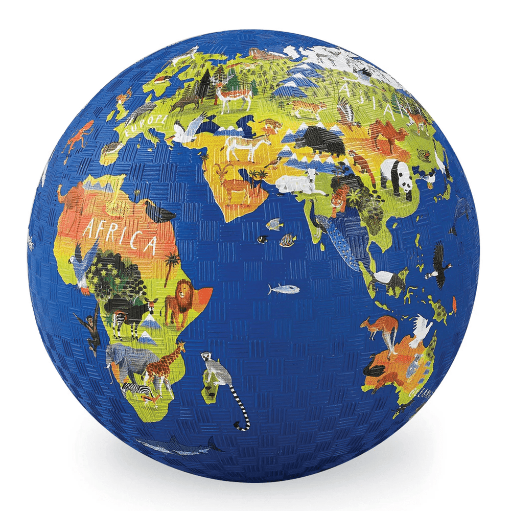 Crocodile Creek 7 Inch Playground Ball - World