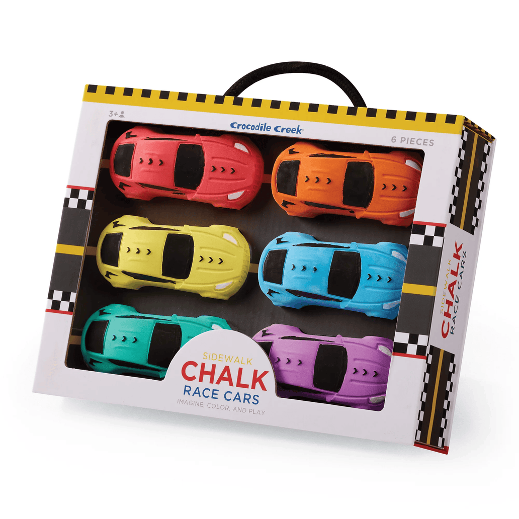Crocodile Creek Chalk - Racing Cars