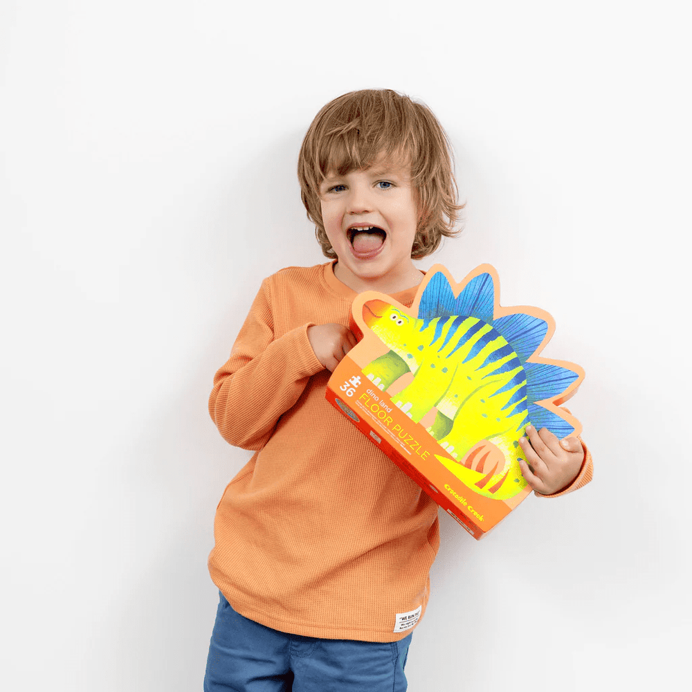 Crocodile Creek Classic 36pc Floor Puzzle Dino Land