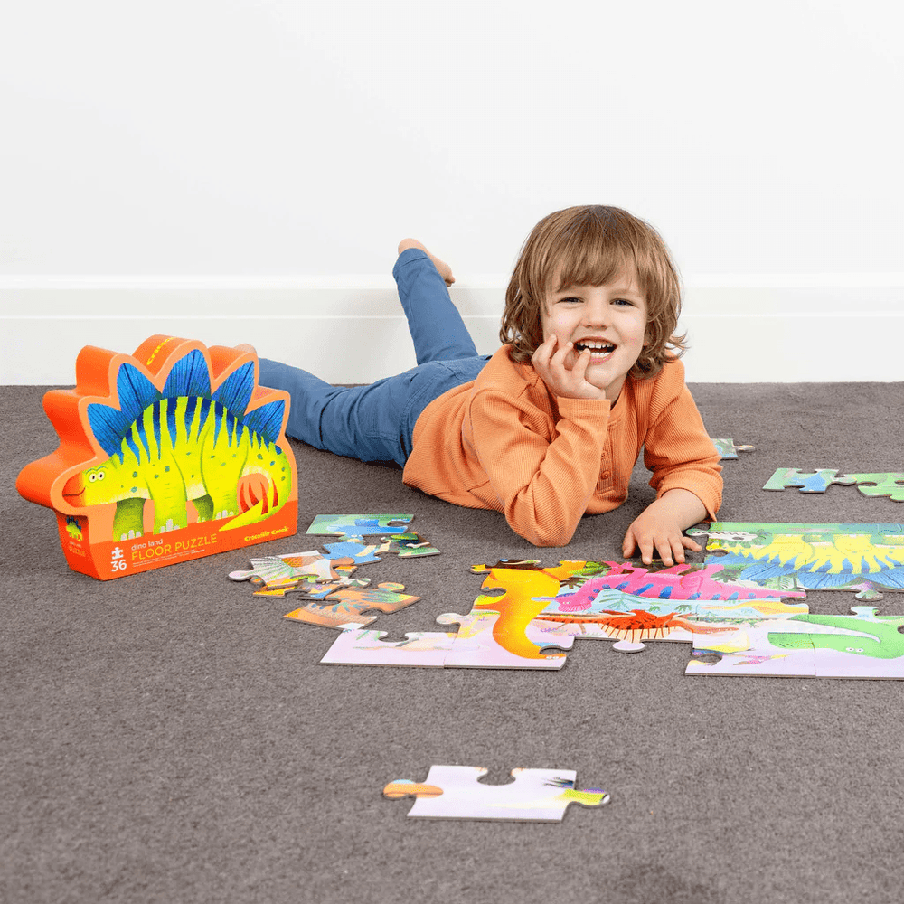 Crocodile Creek Locomotiva Treno Puzzle In Scatola A Forma Di Treno 48 Pezzi 203 Cm Crocodile Creek Locomotiva Treno Puzzle In Scatola A Forma Di Treno 48 Pezzi 203 Cm
