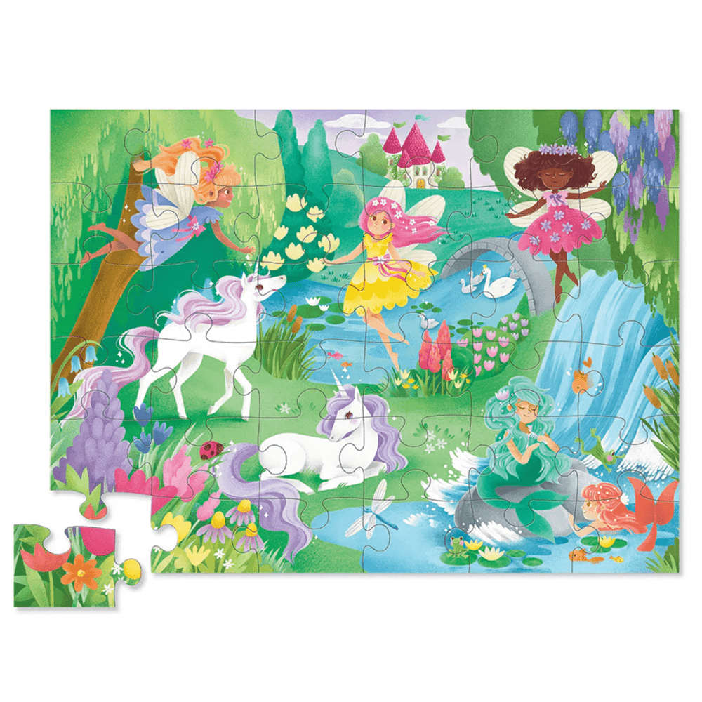 Crocodile Creek Classic Floor Puzzle - 36 pc - Magical Friends