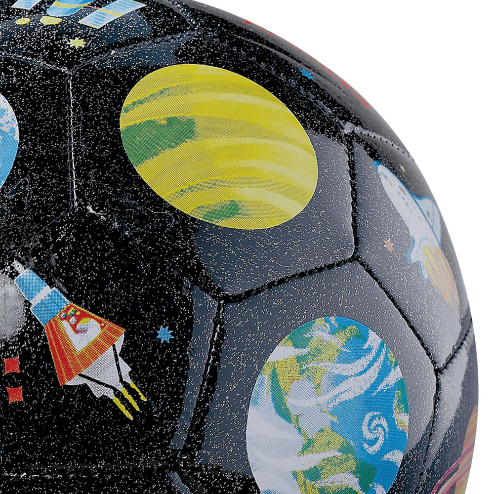 Crocodile Creek Glitter Soccer Ball - Space Exploration (Size 3)