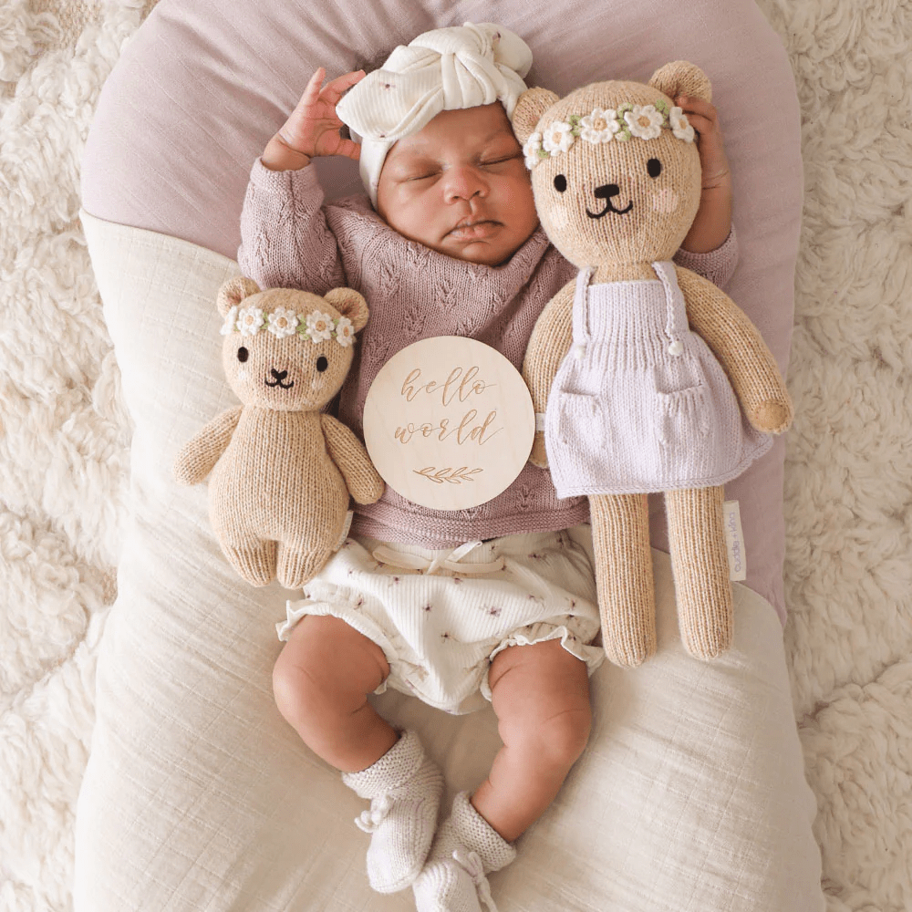 Buy cuddle+kind Baby Honey Bear Ivory Floral HipKids Online