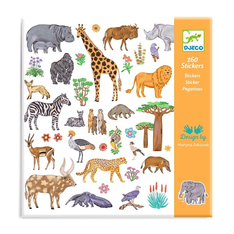 Djeco Kenya Stickers 160pcs