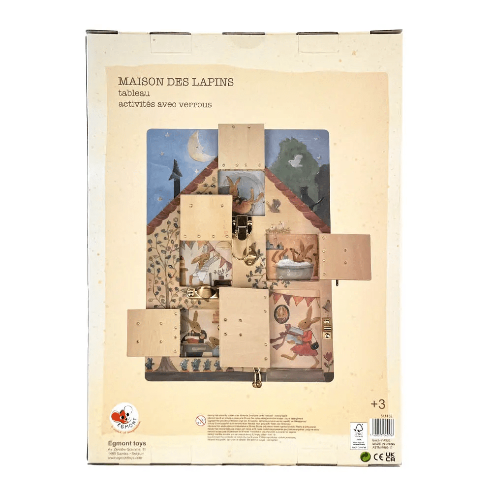 Egmont Toys Latches Board Rabbit House