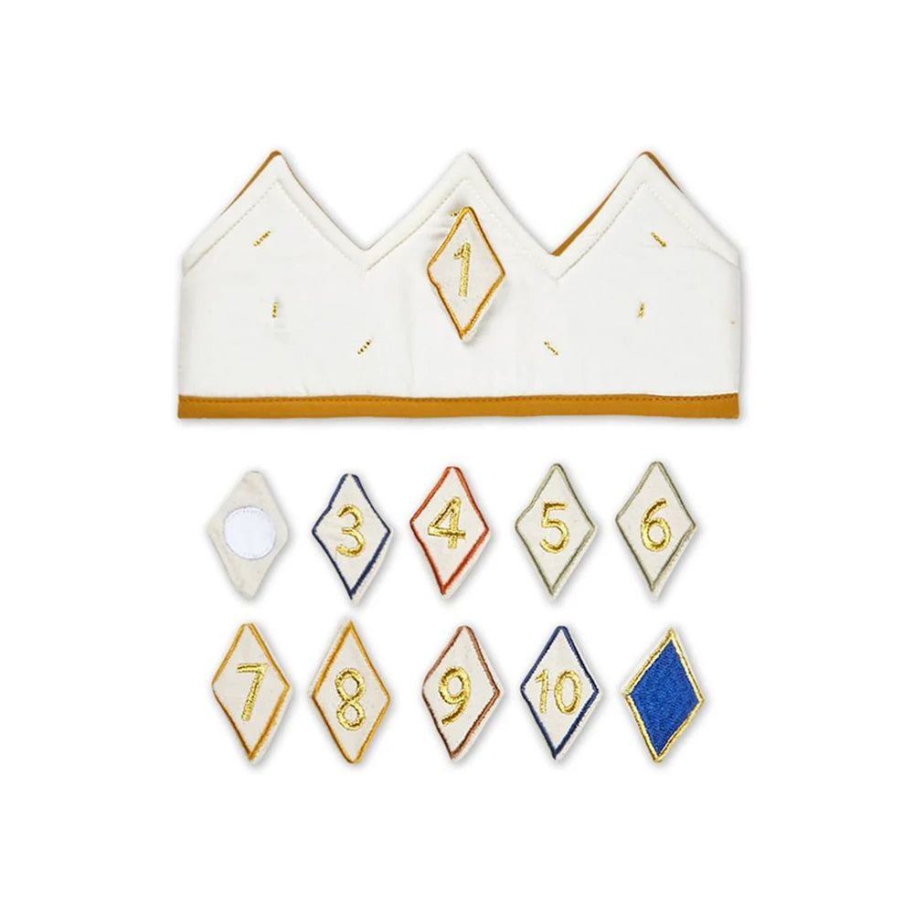 Fabelab - Birthday Crown with Numbers 1-10, Natural