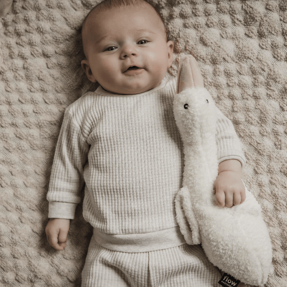 Flow Amsterdam Liva Goose Heartbeat Comforter - Beige