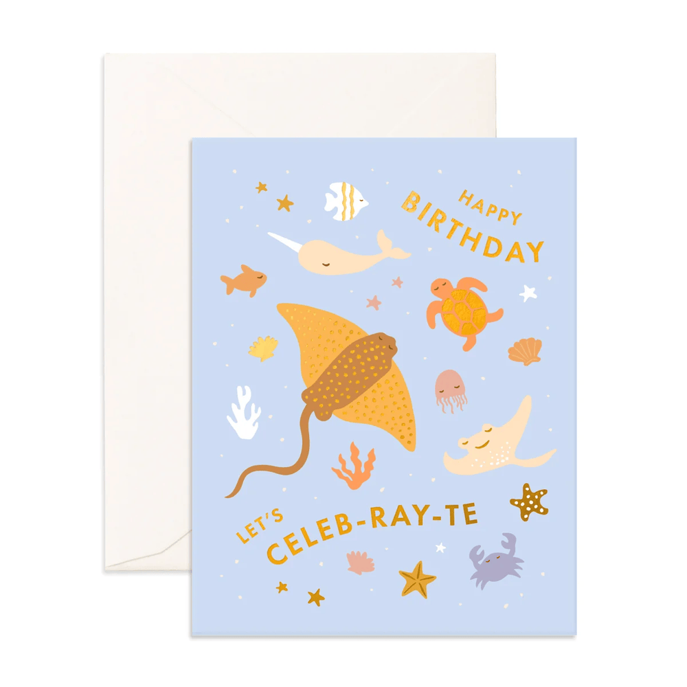 Fox & Fallow Birthday Ray Greeting Card