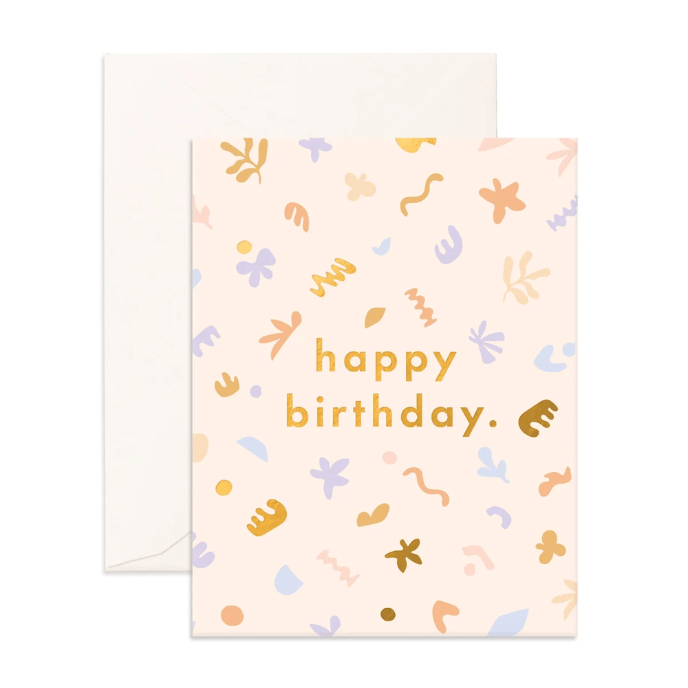 Fox & Fallow Happy Birthday Fresco Greeting Card