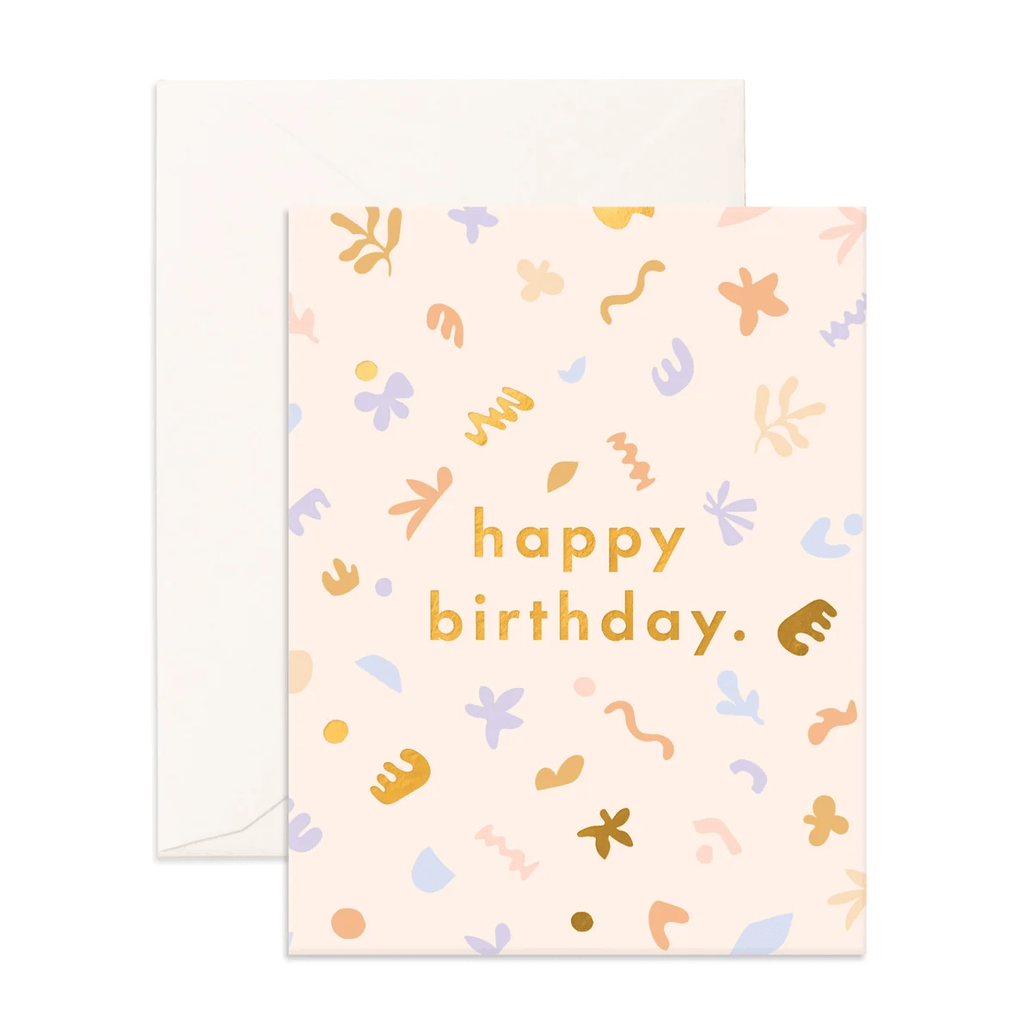Fox & Fallow Happy Birthday Fresco Greeting Card